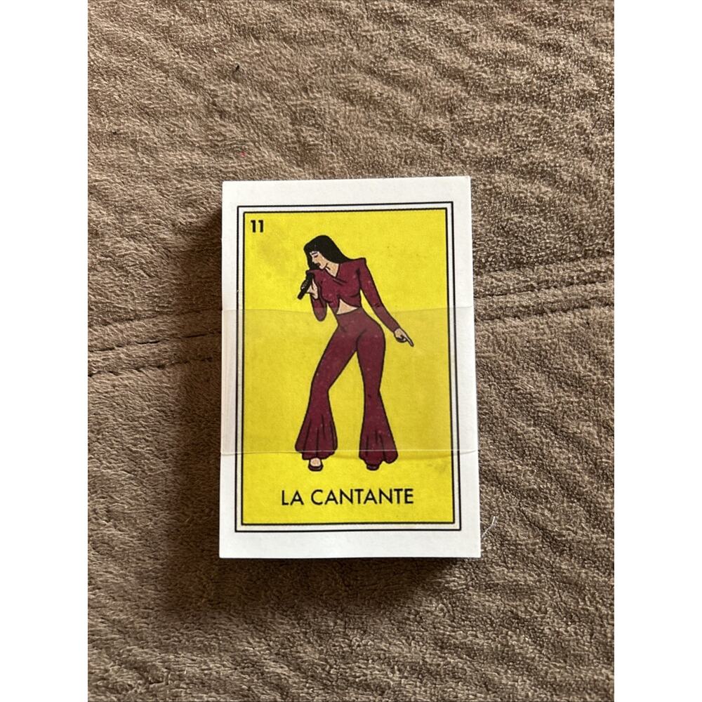 30 SELENA LA CANTANTE MEXICAN BINGO LOTERIA CARD Stickers 3x2 Inch